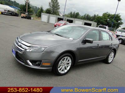 ford fusion 2012 sterling gray metal sedan sel gasoline 4 cylinders front wheel drive 6 speed automatic 98032