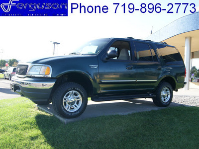 ford expedition 2001 dark highland green suv xlt gasoline 8 cylinders 4 wheel drive automatic 80910