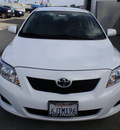 toyota corolla 2010 white sedan le gasoline 4 cylinders front wheel drive automatic 93955