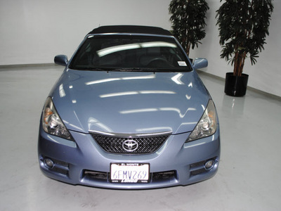 toyota camry solara 2008 lt  blue sle v6 gasoline 6 cylinders front wheel drive automatic 91731