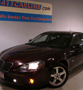 pontiac grand prix 2006 burgundy sedan gxpleather sunroof hud gasoline v8 front wheel drive automatic 55305