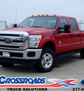 ford f 250 super duty 2012 red xlt biodiesel 8 cylinders 4 wheel drive automatic 62708