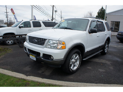 ford explorer 2003 white suv xlt flex fuel 6 cylinders sohc 4 wheel drive automatic with overdrive 08902