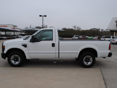 ford f 250 super duty 2010 white xl gasoline 8 cylinders 2 wheel drive automatic 76087