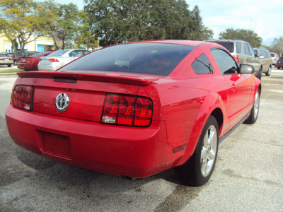 ford mustang 2007 red coupe gasoline 6 cylinders rear wheel drive manual 32901