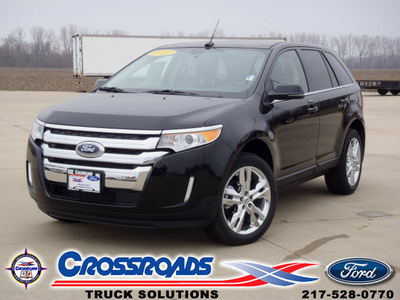 ford edge 2012 black limited gasoline 6 cylinders all whee drive automatic 62708