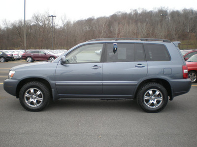 toyota highlander 2005 blue suv gasoline 6 cylinders all whee drive automatic with overdrive 13502