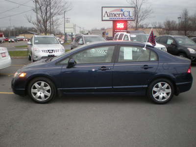 honda civic 2006 blue sedan lx gasoline 4 cylinders front wheel drive automatic 13502