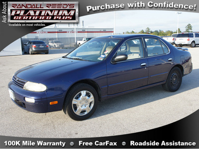 nissan altima 1996 blue sedan gxe gasoline 4 cylinders front wheel drive automatic 77388