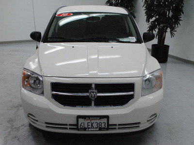 dodge caliber 2010 white hatchback sxt gasoline 4 cylinders front wheel drive automatic 91731