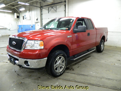 ford f 150 2007 red xlt gasoline 8 cylinders 4 wheel drive automatic 14304