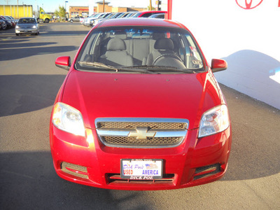chevrolet aveo 2007 red sedan gasoline 4 cylinders front wheel drive standard 79925