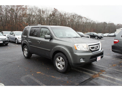 honda pilot 2009 nimbus gray suv ex gasoline 6 cylinders all whee drive automatic with overdrive 08750