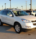 chevrolet traverse 2011 white lt gasoline 6 cylinders front wheel drive automatic 76087