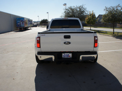 ford f 350 super duty 2009 white lariat diesel 8 cylinders 2 wheel drive automatic 76108