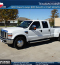 ford f 350 super duty 2009 white lariat diesel 8 cylinders 2 wheel drive automatic 76108