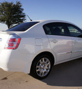 nissan sentra 2011 white sedan 2 0 gasoline 4 cylinders front wheel drive automatic with overdrive 76018