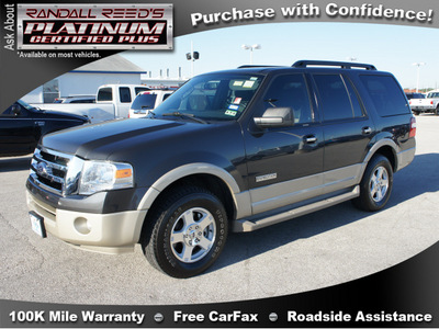 ford expedition 2007 brown suv eddie bauer gasoline 8 cylinders rear wheel drive automatic 77388