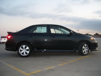 toyota corolla 2009 black sedan gasoline 4 cylinders front wheel drive automatic 90241