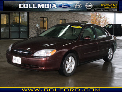 ford taurus 2000 dk  brown sedan ses gasoline v6 front wheel drive automatic 98632