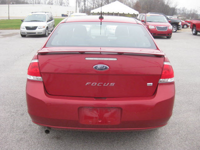 ford focus 2010 red sedan se gasoline 4 cylinders front wheel drive automatic 62863