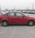 ford focus 2010 red sedan se gasoline 4 cylinders front wheel drive automatic 62863