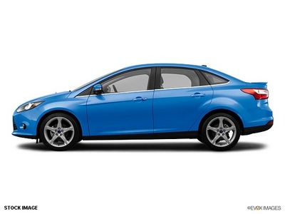 ford focus 2012 blue sedan titanium gasoline 4 cylinders front wheel drive 6 speed automatic 77388