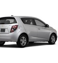 chevrolet sonic 2012 silver hatchback gasoline 4 cylinders front wheel drive 6 spd auto 77090