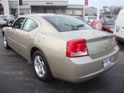 dodge charger 2009 tan sedan sxt gasoline 6 cylinders rear wheel drive automatic 60443