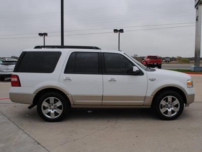 ford expedition 2009 white suv king ranch flex fuel 8 cylinders 2 wheel drive automatic 76087