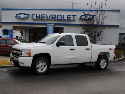 chevrolet silverado 1500 2011 white lt flex fuel 8 cylinders 4 wheel drive automatic 27591