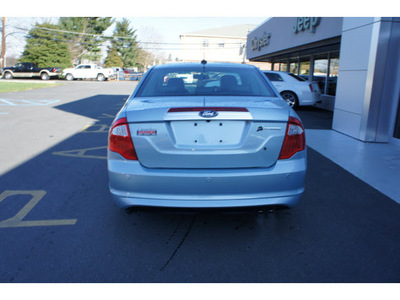 ford fusion hybrid 2010 lt  blue sedan hybrid 4 cylinders front wheel drive automatic with overdrive 08844