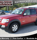 ford explorer 2007 red suv xlt gasoline 8 cylinders rear wheel drive automatic 77388