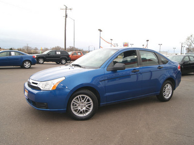 ford focus 2010 blue flame sedan se gasoline 4 cylinders front wheel drive automatic 80911