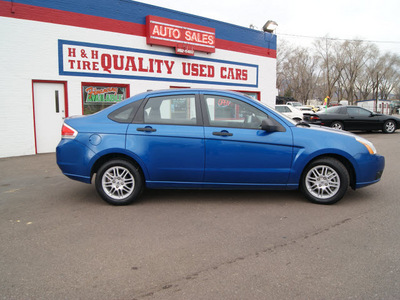 ford focus 2010 blue flame sedan se gasoline 4 cylinders front wheel drive automatic 80911