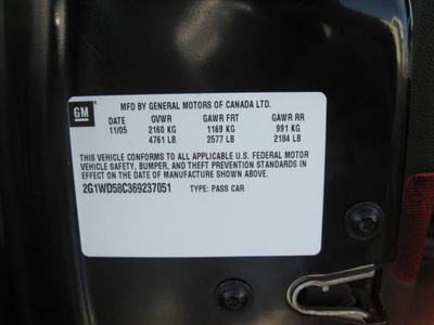 chevrolet impala 2006 black sedan ss gasoline 8 cylinders front wheel drive automatic 46410