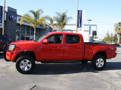 toyota tacoma 2005 red prerunner v6 gasoline 6 cylinders rear wheel drive automatic 94063