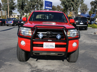toyota tacoma 2005 red prerunner v6 gasoline 6 cylinders rear wheel drive automatic 94063