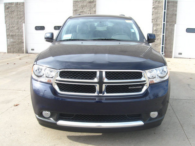 dodge durango 2012 dk  blue suv crew gasoline 8 cylinders all whee drive automatic 80301