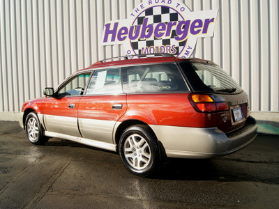 subaru outback 2003 regatta red wagon gasoline 4 cylinders sohc all whee drive automatic 80905