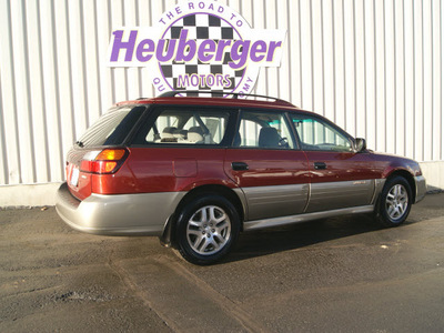 subaru outback 2003 regatta red wagon gasoline 4 cylinders sohc all whee drive automatic 80905