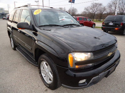 chevrolet trailblazer 2003 black suv ltz gasoline 6 cylinders 4 wheel drive automatic 60007