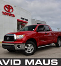 toyota tundra 2011 red sr5 gasoline 8 cylinders 2 wheel drive automatic 32771