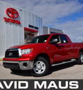 toyota tundra 2011 red sr5 gasoline 8 cylinders 2 wheel drive automatic 32771