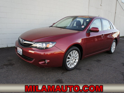 subaru impreza 2010 red sedan 2 5i premium gasoline 4 cylinders all whee drive automatic 98371