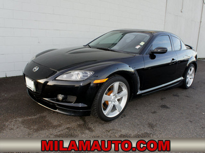 mazda rx 8 2004 black coupe gt manual gasoline rotary rear wheel drive 6 speed manual 98371