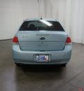 ford focus 2009 lt  blue sedan se gasoline 4 cylinders front wheel drive automatic with overdrive 76108