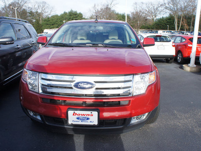 ford edge 2010 red suv limited gasoline 6 cylinders front wheel drive automatic 08753