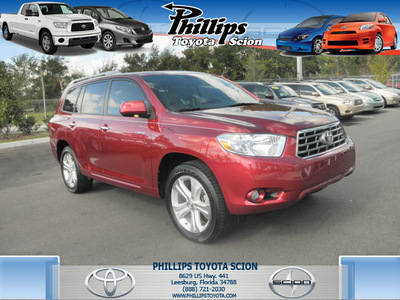 toyota highlander 2010 red suv limited gasoline 6 cylinders front wheel drive automatic 34788