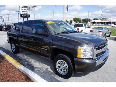 chevrolet silverado 1500 2011 dk  gray lt flex fuel 8 cylinders 2 wheel drive automatic 33870